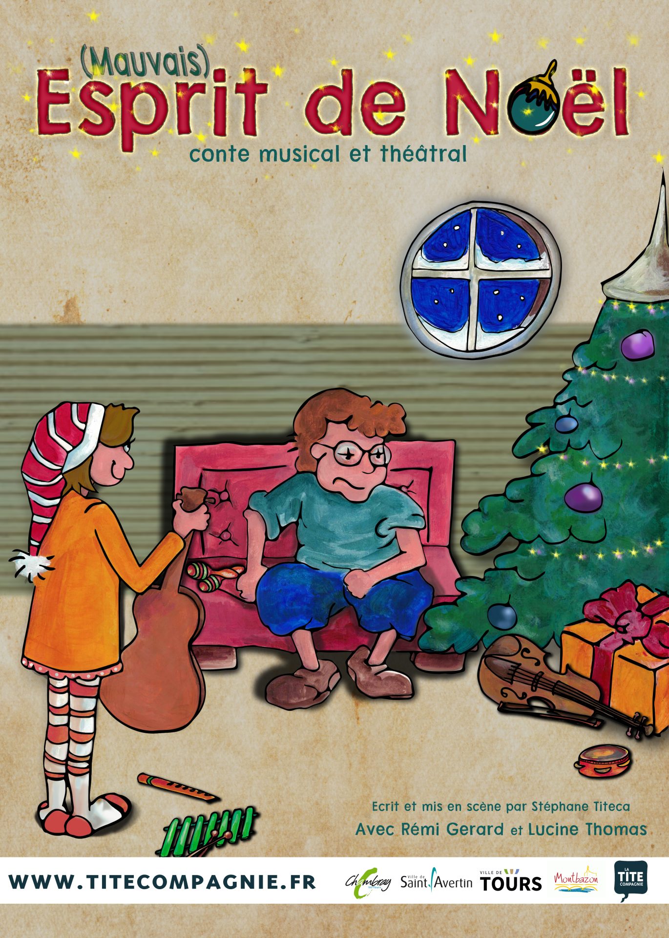 Affiche mauvais esprit de noël