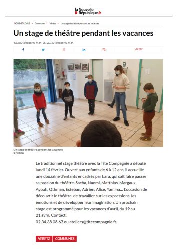 07 - Article NR Stage Hiver Véretz