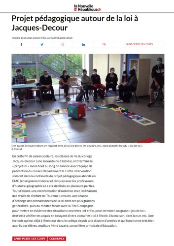 15 - Projet Loi Decour NR